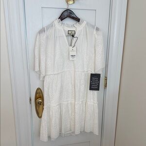 Tuckernuck White Eyelet Mini Dress